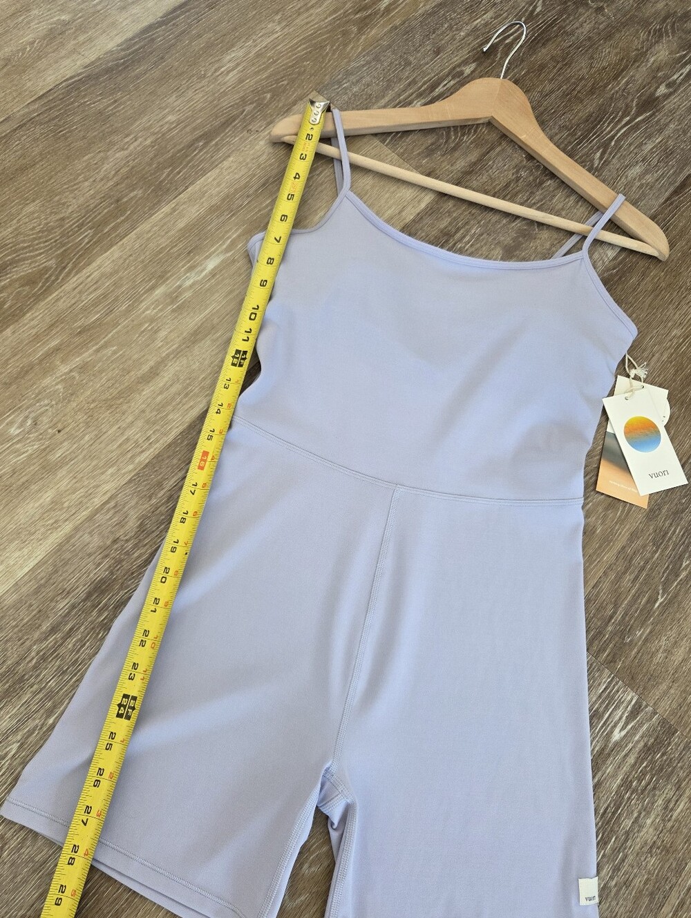 Vuori AllTheFeels Onesie NWT Lavender Mist Performance Stretch Athletic Yoga Gym - Picture 7 of 14